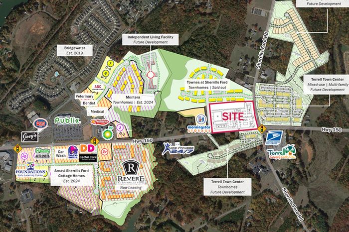 8127 NC Hwy 150E, Terrell NC.  Land 6.17 acre